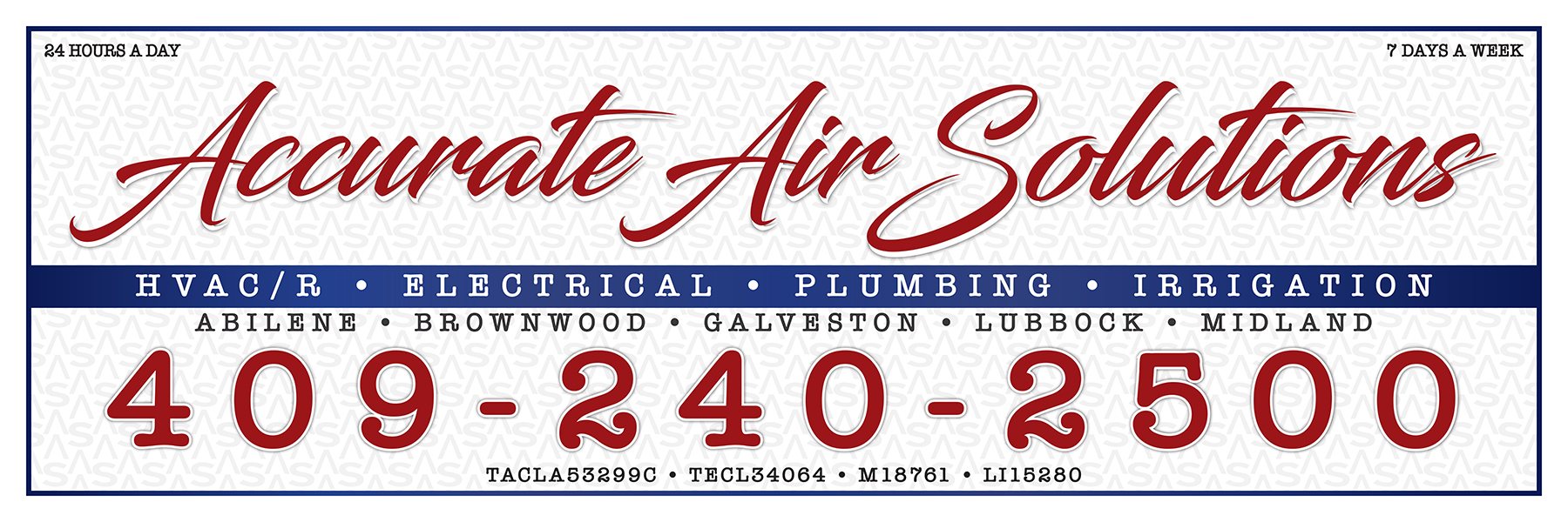 full logo for accurate air solutions, llc